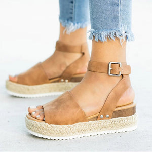 Women Sandals Plus Size Wedges Shoes For Women High Heels Sandals Summer Shoes 2019 Flip Flop Chaussures Femme Platform Sandals